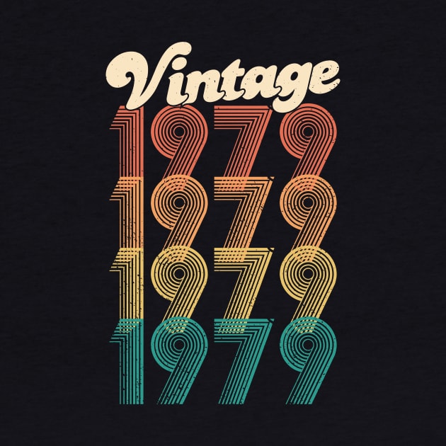 40th Birthday Gift - Vintage 1979 T-Shirt Classic Women Men by CheesyB